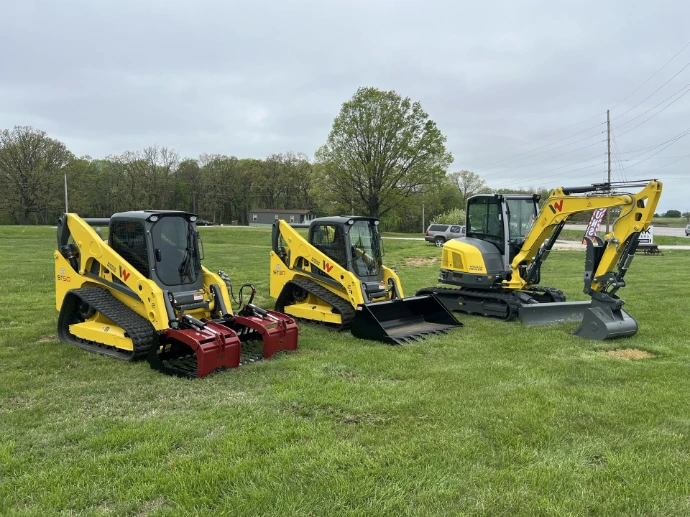 Wacker Neuson compact track loaders and excavator